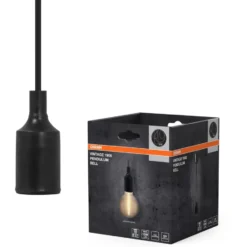 Osram Vintage 1906 Bell fatningssæt, sort