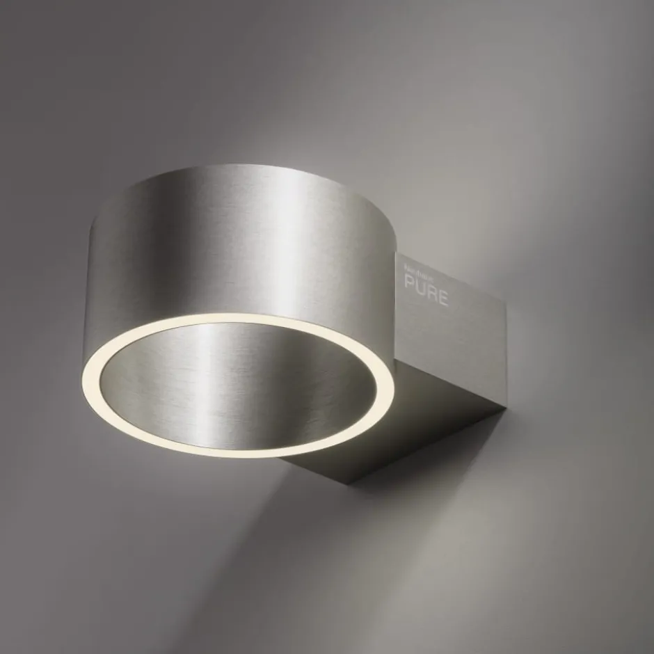 Paul Neuhaus Pure Clips væglampe, aluminium