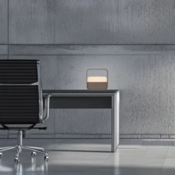 Paul Neuhaus Pure Go Akku genopladelig bordlampe, brun
