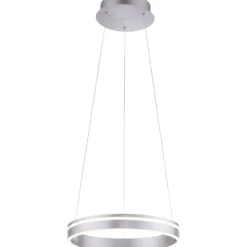 Paul Neuhaus Q-Vito lysekrone, aluminium, Ø40 cm