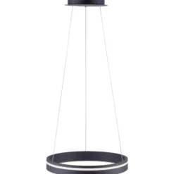Paul Neuhaus Q-Vito lysekrone, sort, Ø40 cm