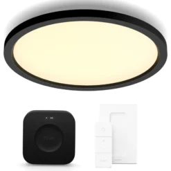 Philips Hue Aurelle plafond, sort, startsæt