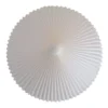 Plisse plafond/væglampe, Ø32 cm
