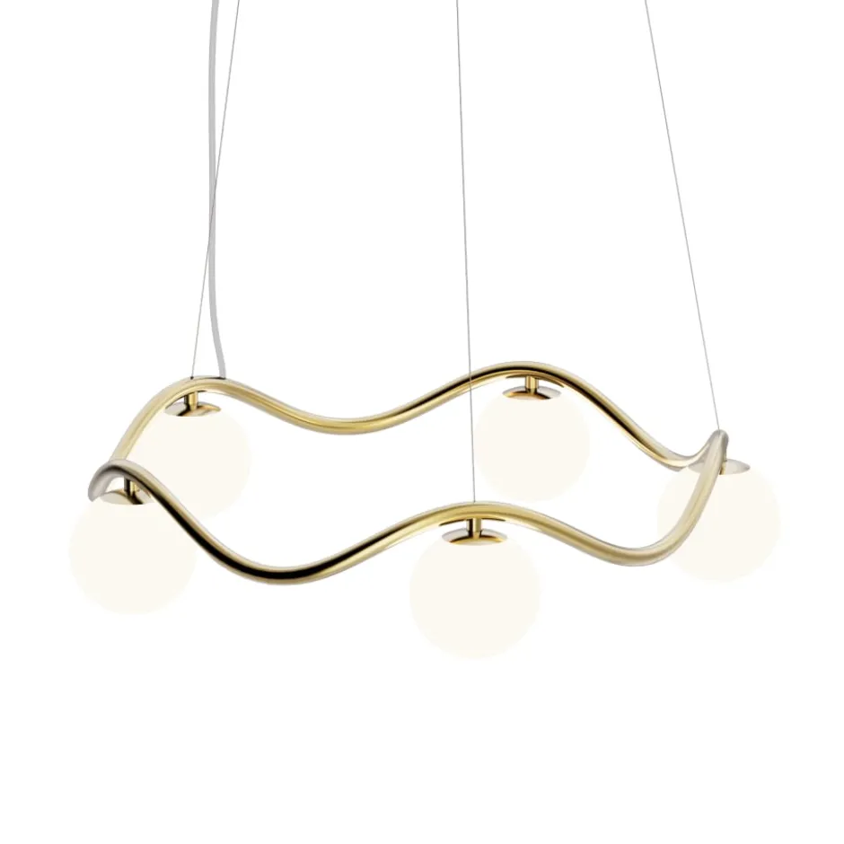 Rebello Decor Circle of Life lysekrone, Ø65 cm
