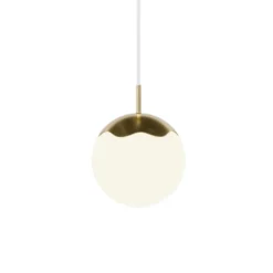 Rebello Decor Circle of life pendel, hvid ledning, Ø11 cm