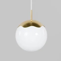 Rebello Decor Circle of life pendel, hvid ledning, Ø20 cm
