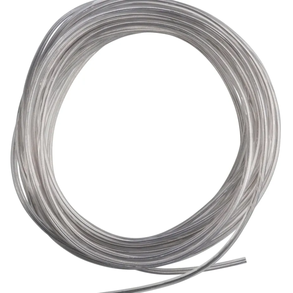 Rund plastledning PKL 2x0,75 mm², transparent, 10 meter