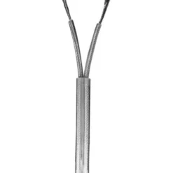 Rund plastledning PKL 2x0,75 mm², transparent, 10 meter