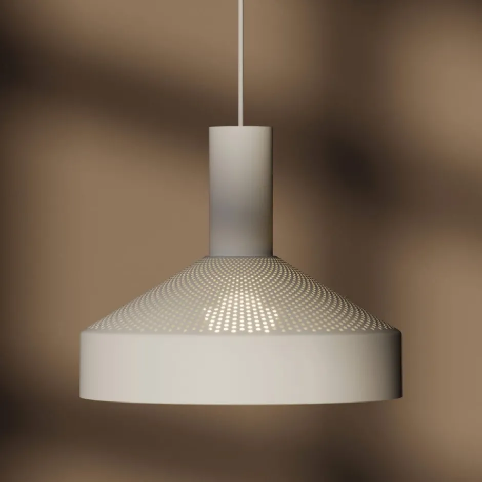 Sackit Dawn pendel, Ø25 cm, hvid