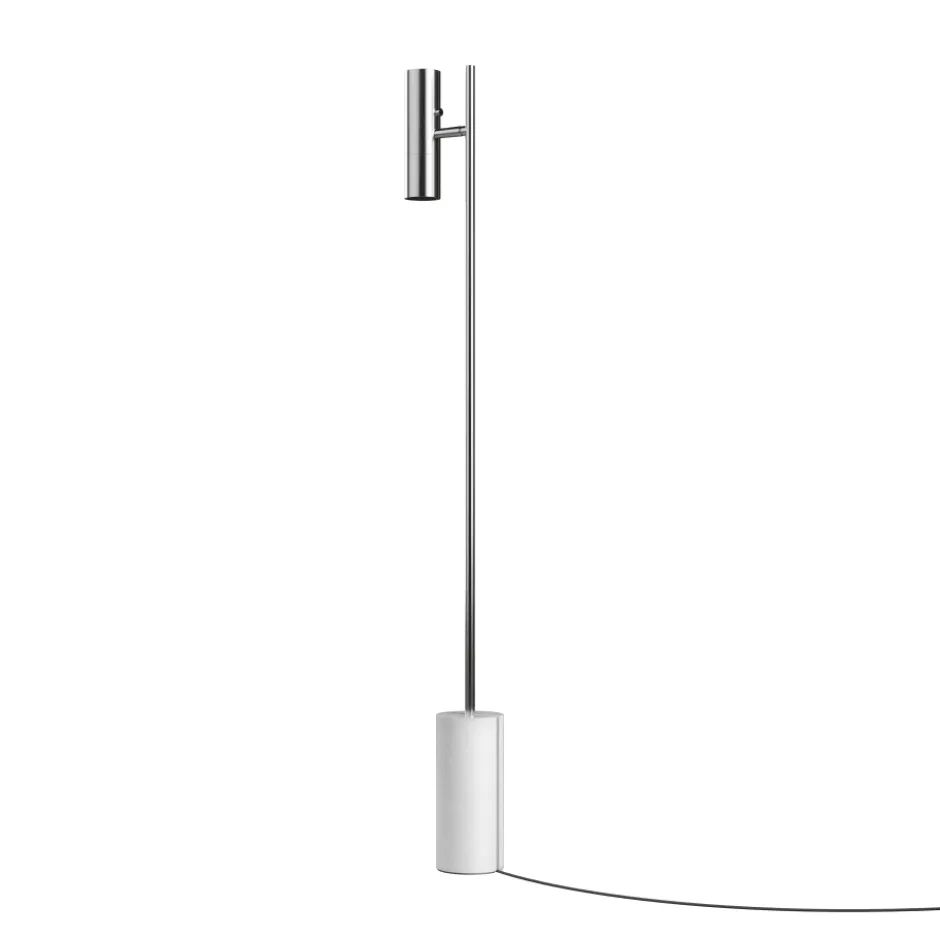 Sackit Expo gulvlampe, krom