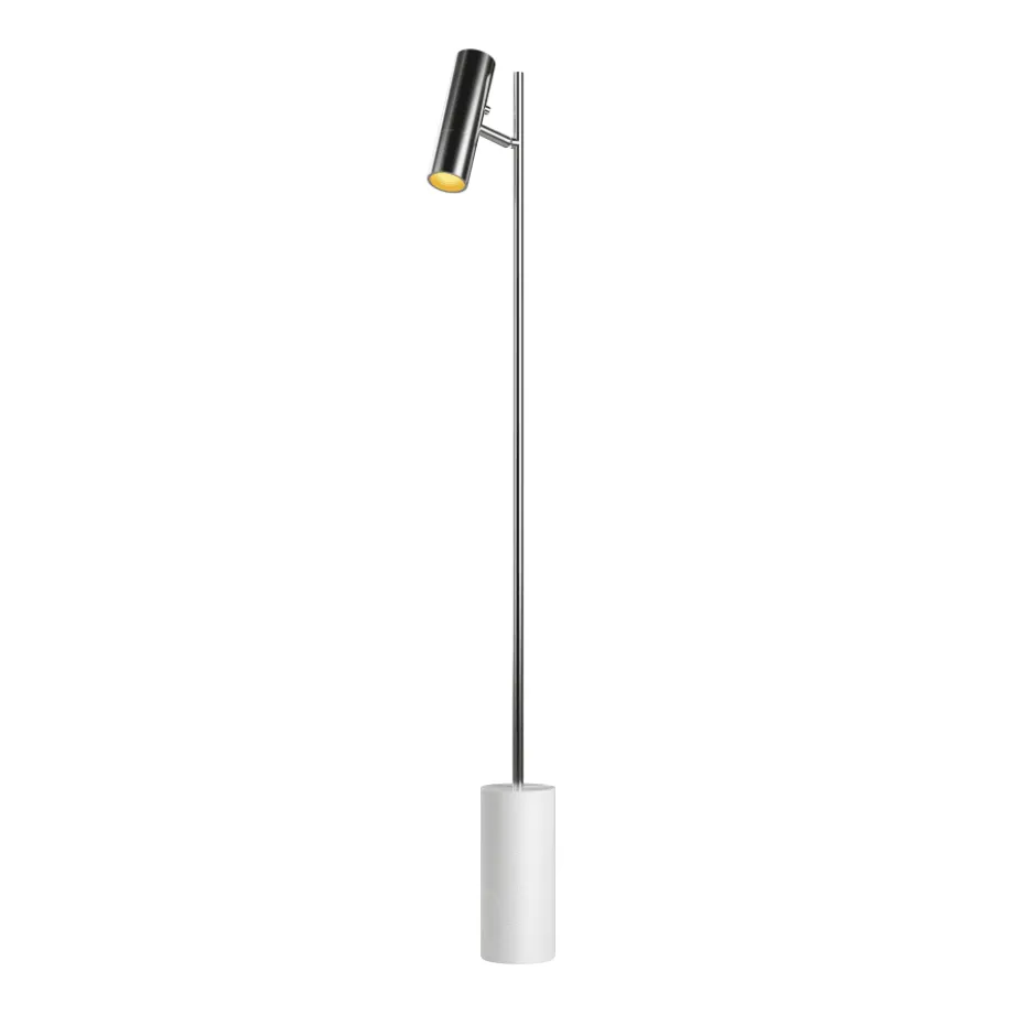 Sackit Expo gulvlampe, krom