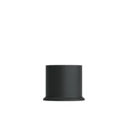 Sackit London bordlampefod, sort, 5 cm