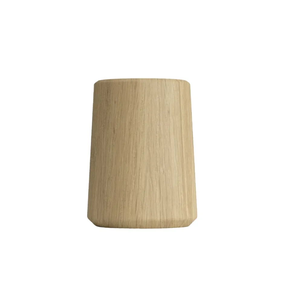 Sackit Oslo bordlampefod, eg, 10 cm
