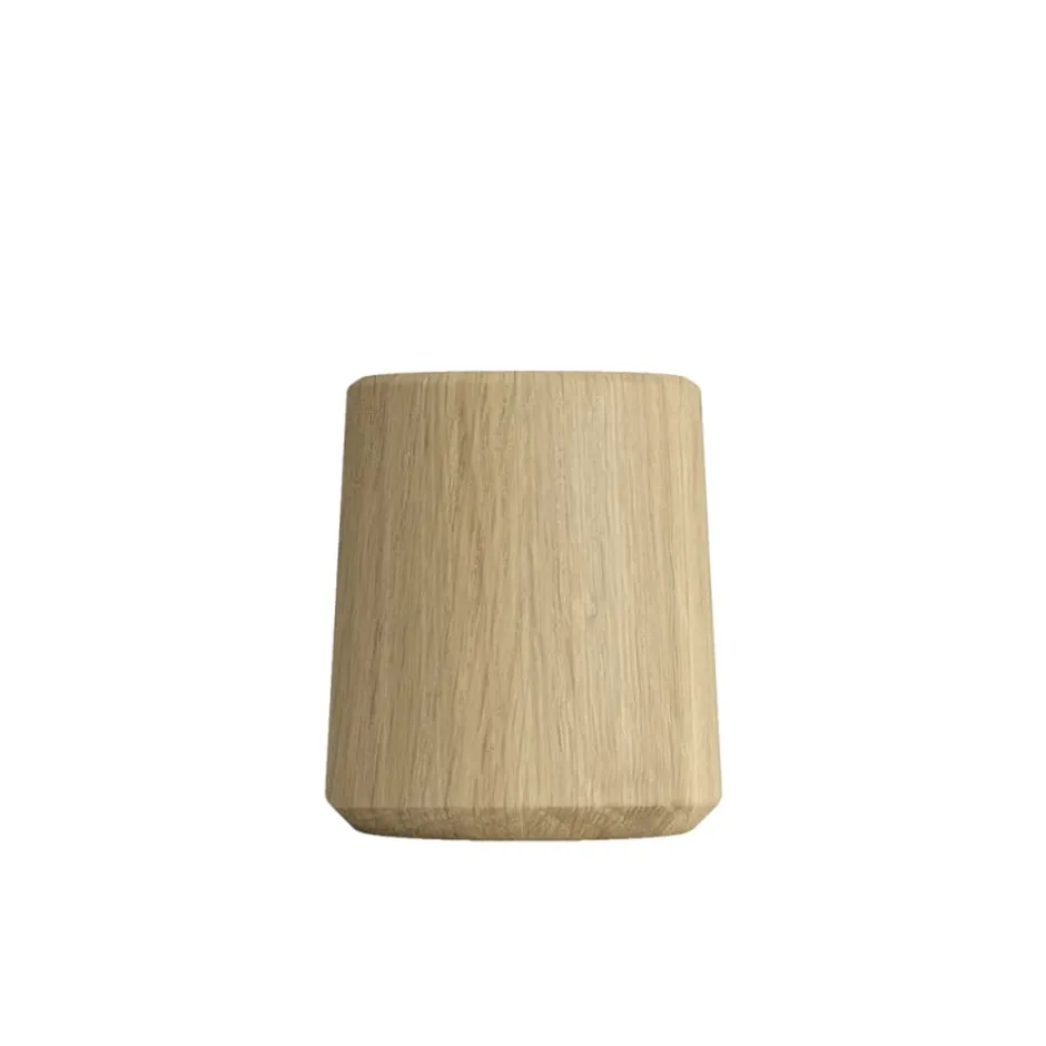 Sackit Oslo bordlampefod, eg, 8 cm