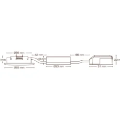 Scan Products Claudia indbygningsspot, 2700K, aluminium