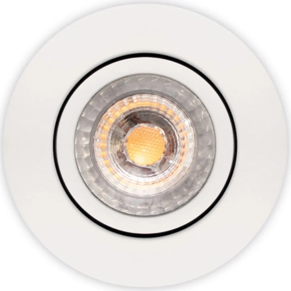 Scan Products Luna Low Profile 2.0 indbygningsspot, 3000K, mat hvid
