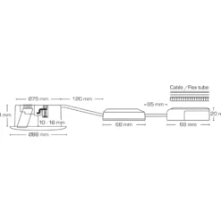 Scan Products Luna Low Profile 2.0 indbygningsspot, 3000K, mat hvid, 6 stk