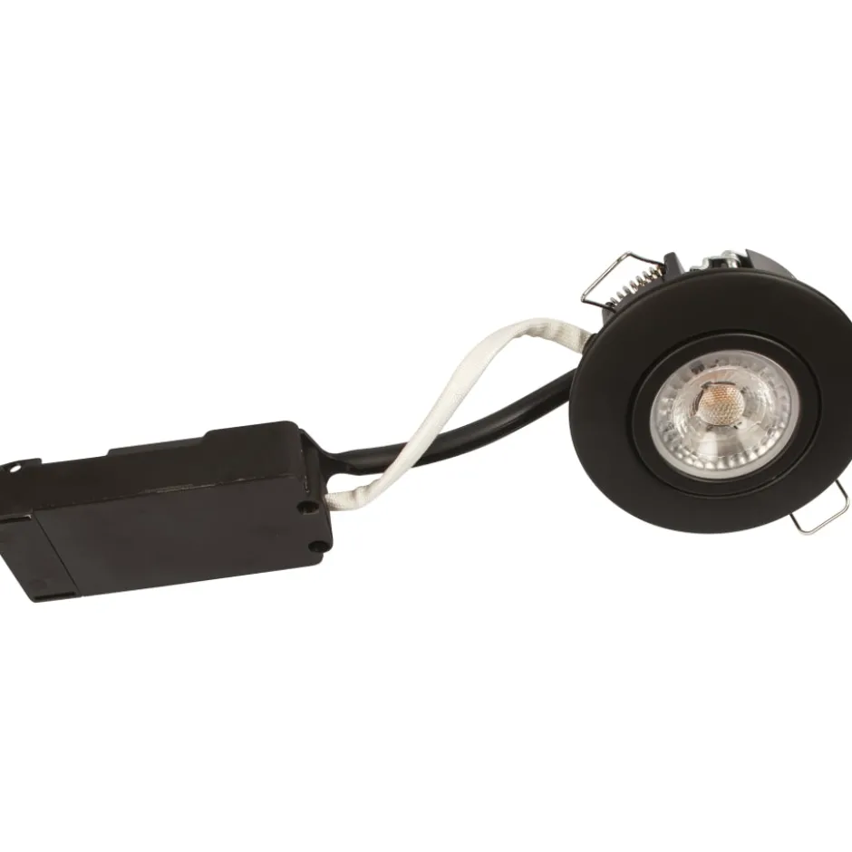 Scan Products Luna Low Profile indbygningsspot, 4000K, mat sort