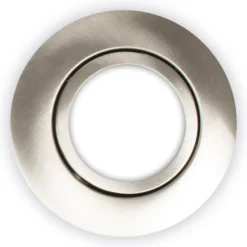 Scan Products Luna Quick Install frontring, rund, børstet aluminium