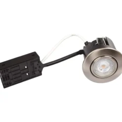 Scan Products Luna Quick Install udendørs indbygningsspot, 3000K, børstet stål