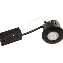 Scan Products Luna Quick Install udendørs indbygningsspot, 3000K, sort