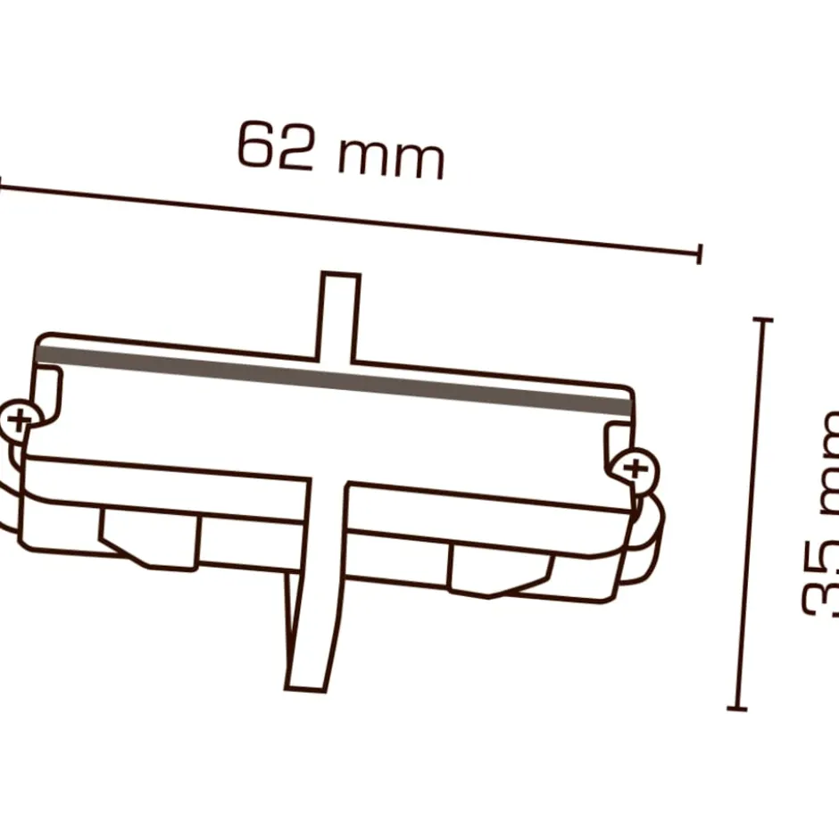 Scan Products Mita 1F mini midtertilslutning, sort
