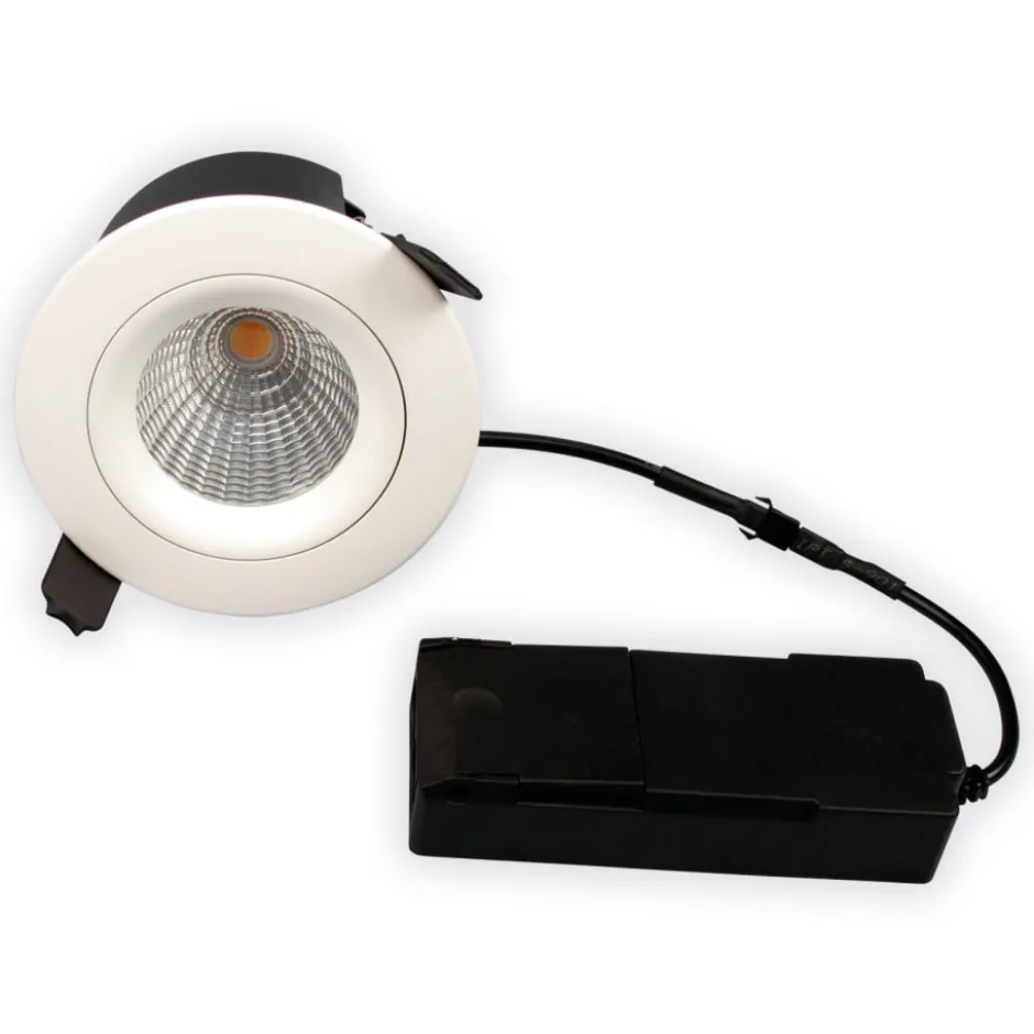 Scan Products Sabina indbygningsspot, mat hvid, 3000K