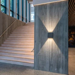 SG Artes Midi udendørs væglampe, 4000K, grå