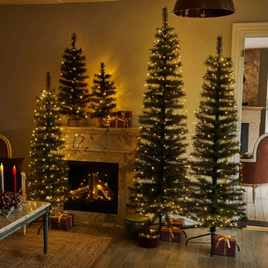 Sirius Alvin kunstigt juletræ med lys, 90 cm