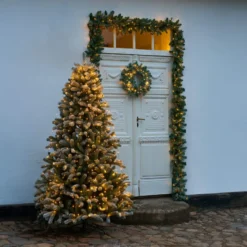 Sirius Anton kunstigt juletræ med lys, 210 cm