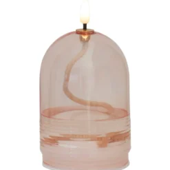 Sirius Dea olielampe, batteri, rosa, 11 cm