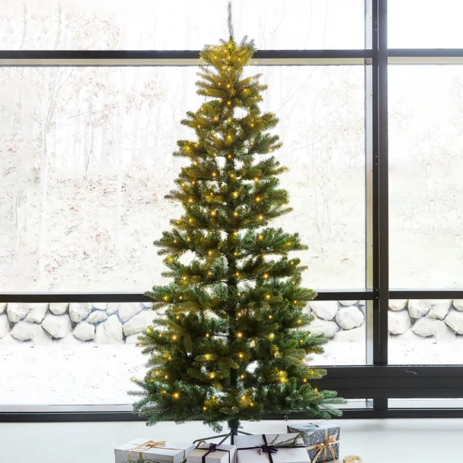 Sirius Elton kunstigt juletræ med lys, 240 cm