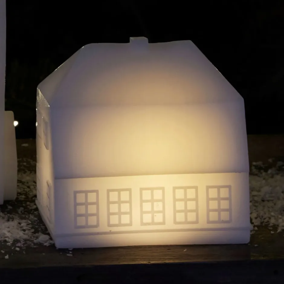 Sirius hus med lys, H11.5 cm