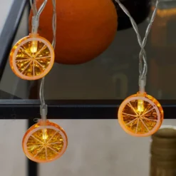 Sirius Lulu lyskæde, 1,35 meter, appelsiner