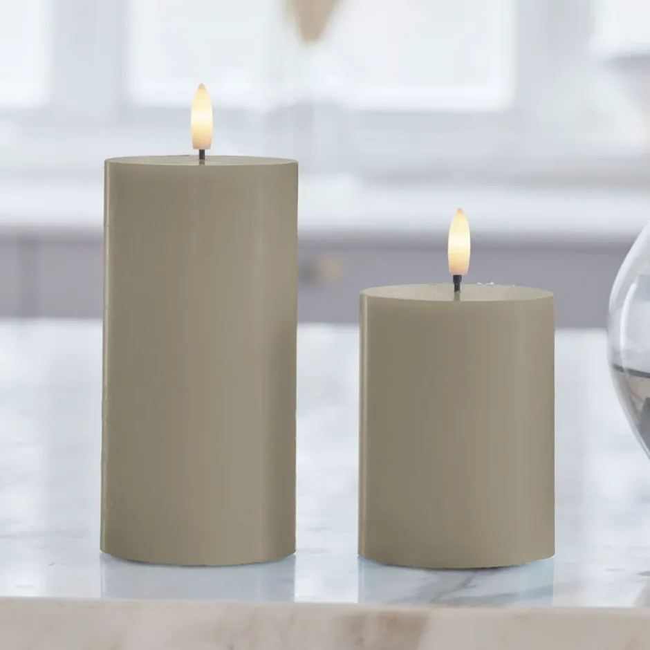 Sirius Sille LED bloklys, batteri, grå