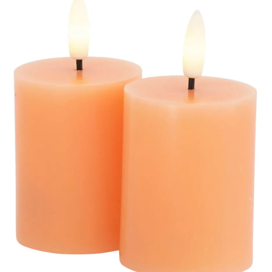 Sirius Sille LED bloklys, batteri, orange
