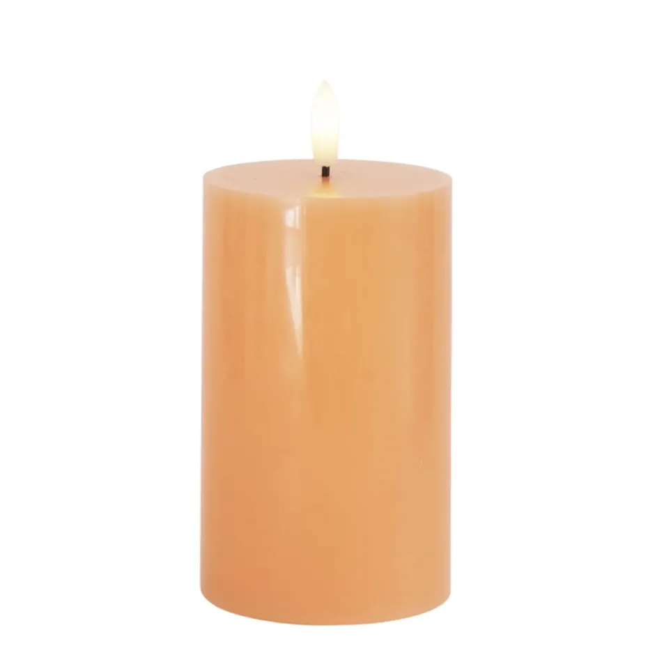 Sirius Sille LED bloklys, batteri, orange