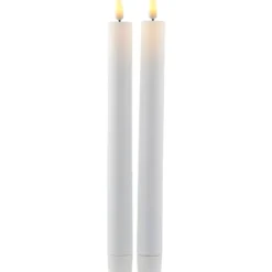 Sirius Sille LED kronelys, batteri, hvid
