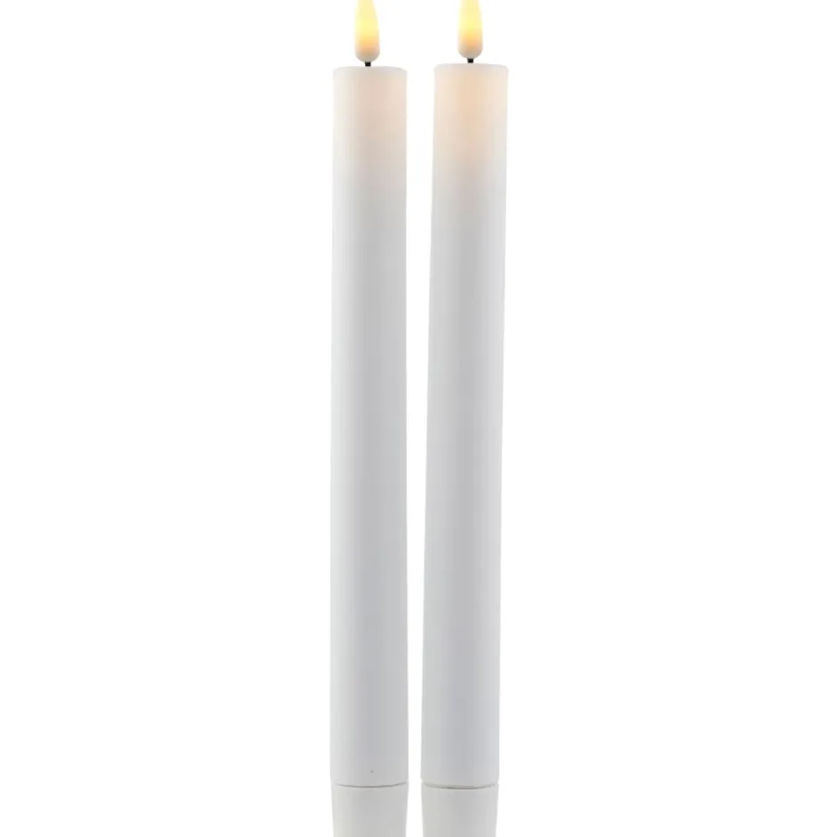 Sirius Sille LED kronelys, batteri, hvid