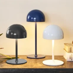 Sirius Tim genopladelig bordlampe, hvid, 22 cm