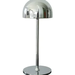 Sirius Tim genopladelig bordlampe, krom, 30 cm
