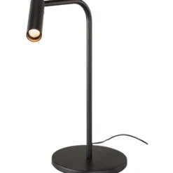 SLV Karpo bordlampe med touch, 6,5W LED, sort