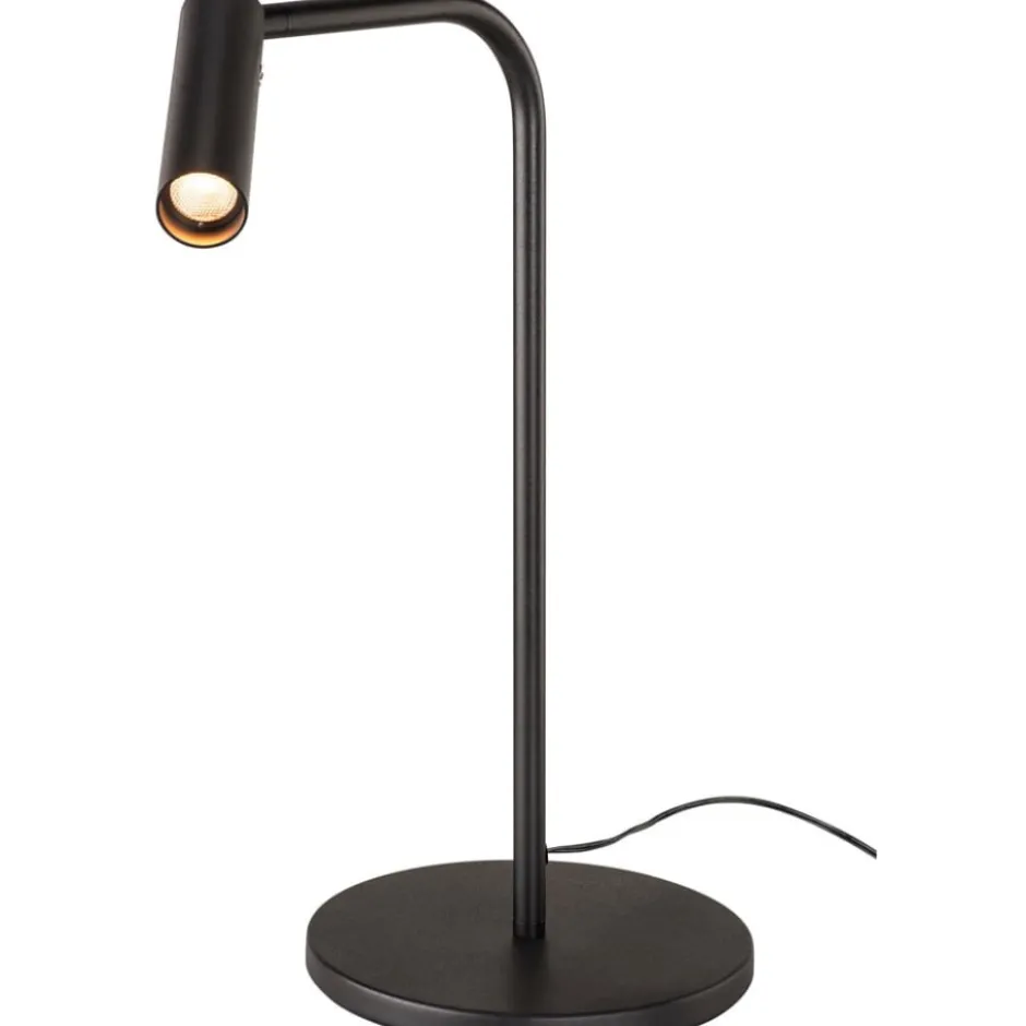 SLV Karpo bordlampe med touch, 6,5W LED, sort