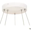 SLV One Double pendel, hvid, Ø60 cm
