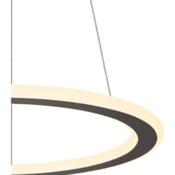 SLV One Flat pendel, sort