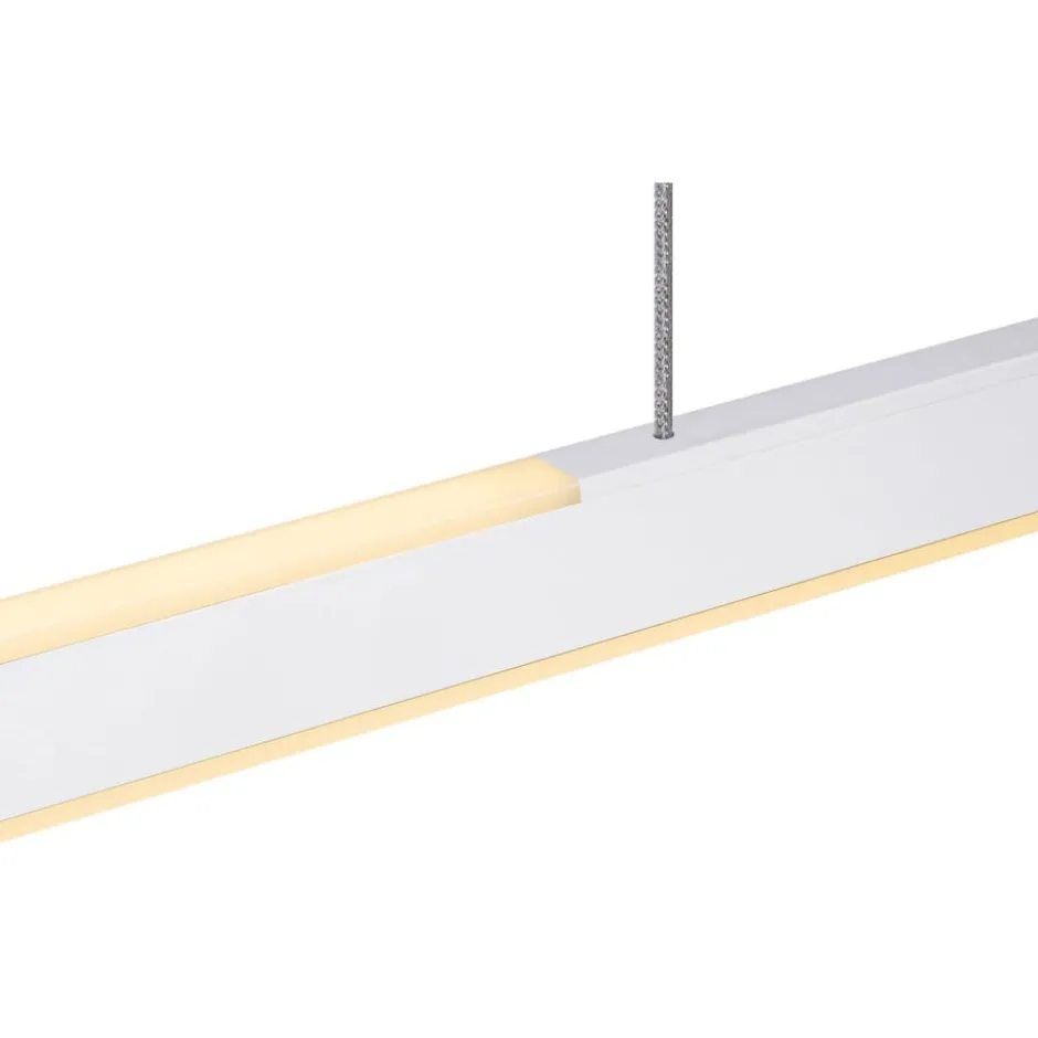 SLV One Linear langbordspendel, hvid, 140 cm