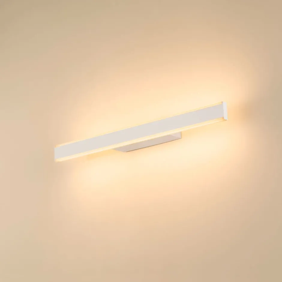 SLV One Linear væglampe, hvid, 50 cm