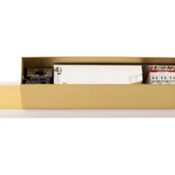SLV One Linear væglampe, messing, 50 cm