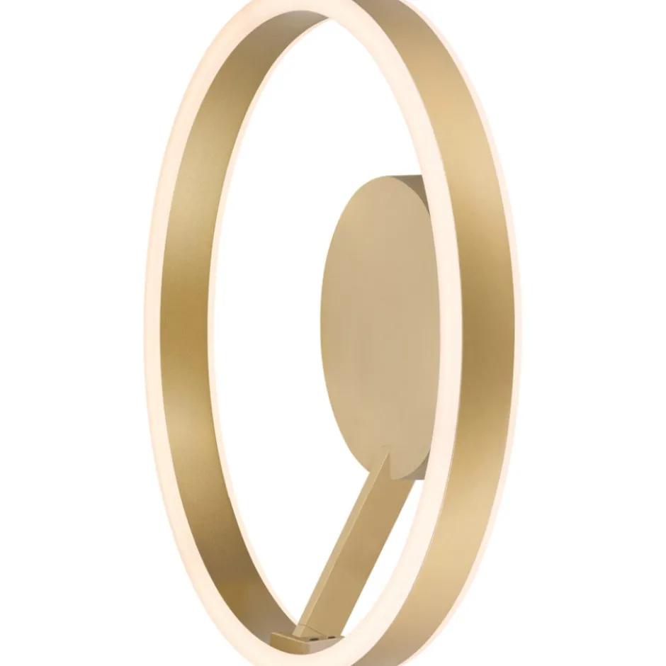 SLV One væg- & loftlampe, messing, Ø40 cm