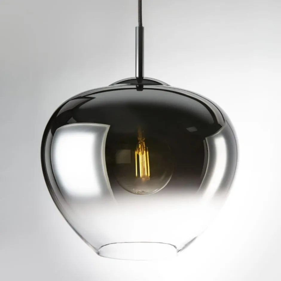 SLV Pantilo Convex pendel, krom, Ø29 cm